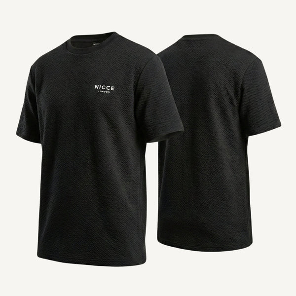 Balck Special Fabric T-Shirt