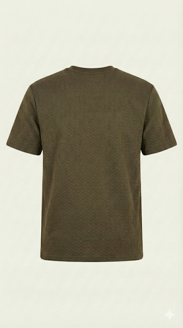 Olive Special Fabric T-Shirt