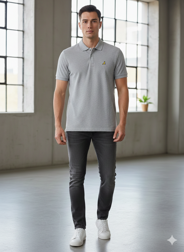 Brave Soul Light Grey Polo