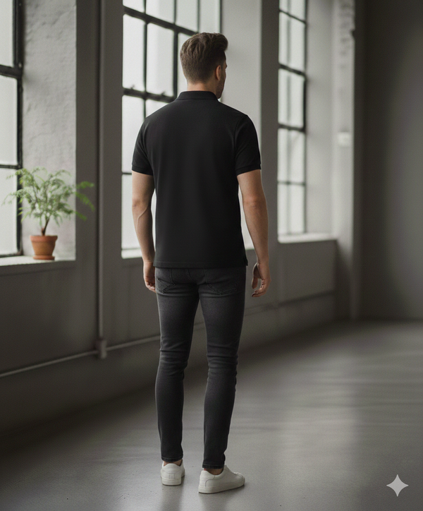 Brave Soul Black Polo