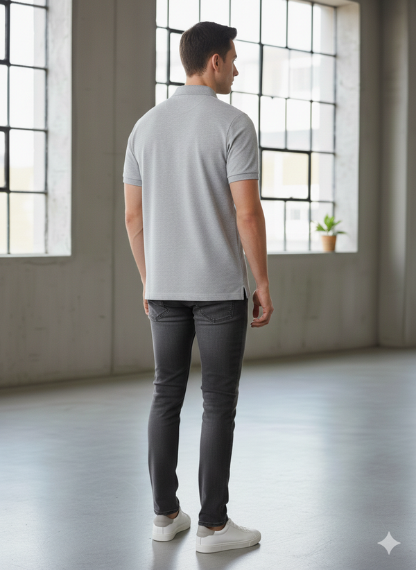 Brave Soul Light Grey Polo